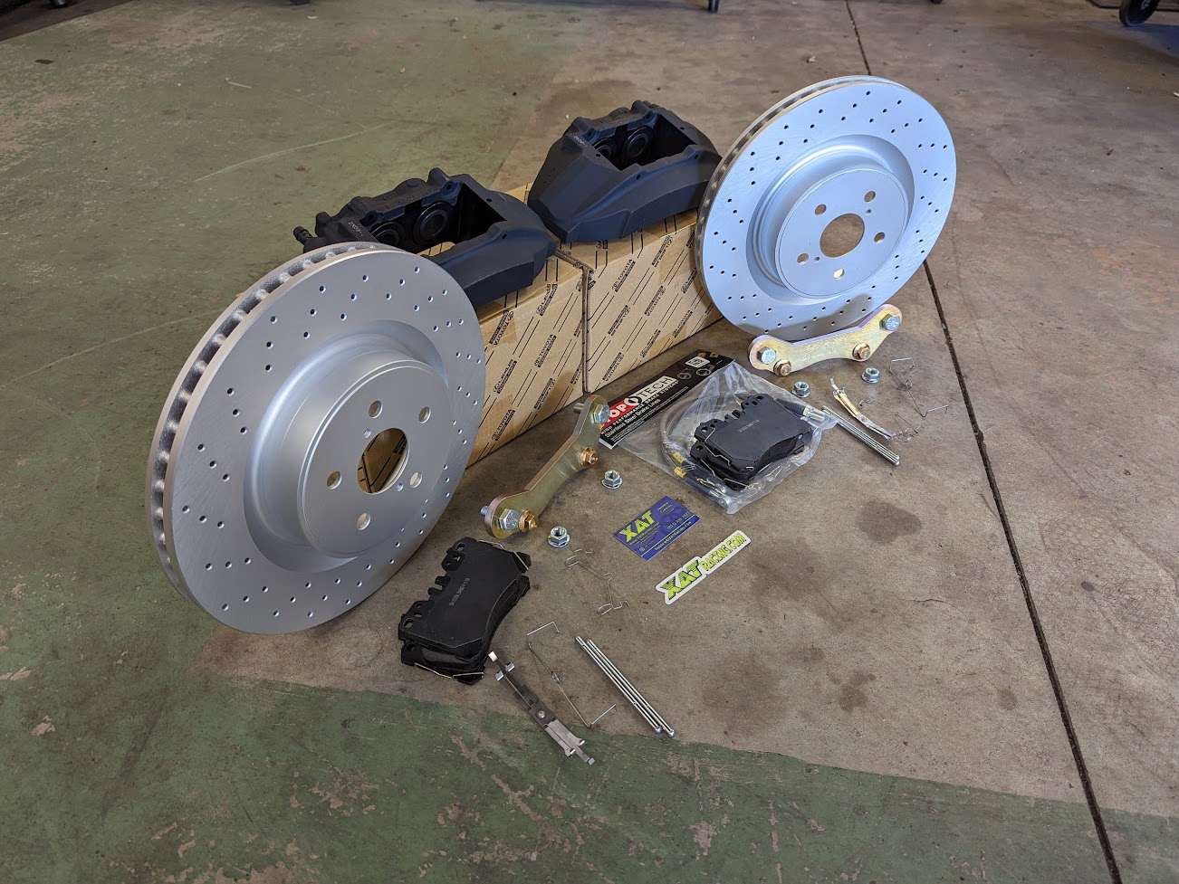 XAT Racing > Brake Systems > XAT Lexus LS460/ISF Front Big Brake Kit